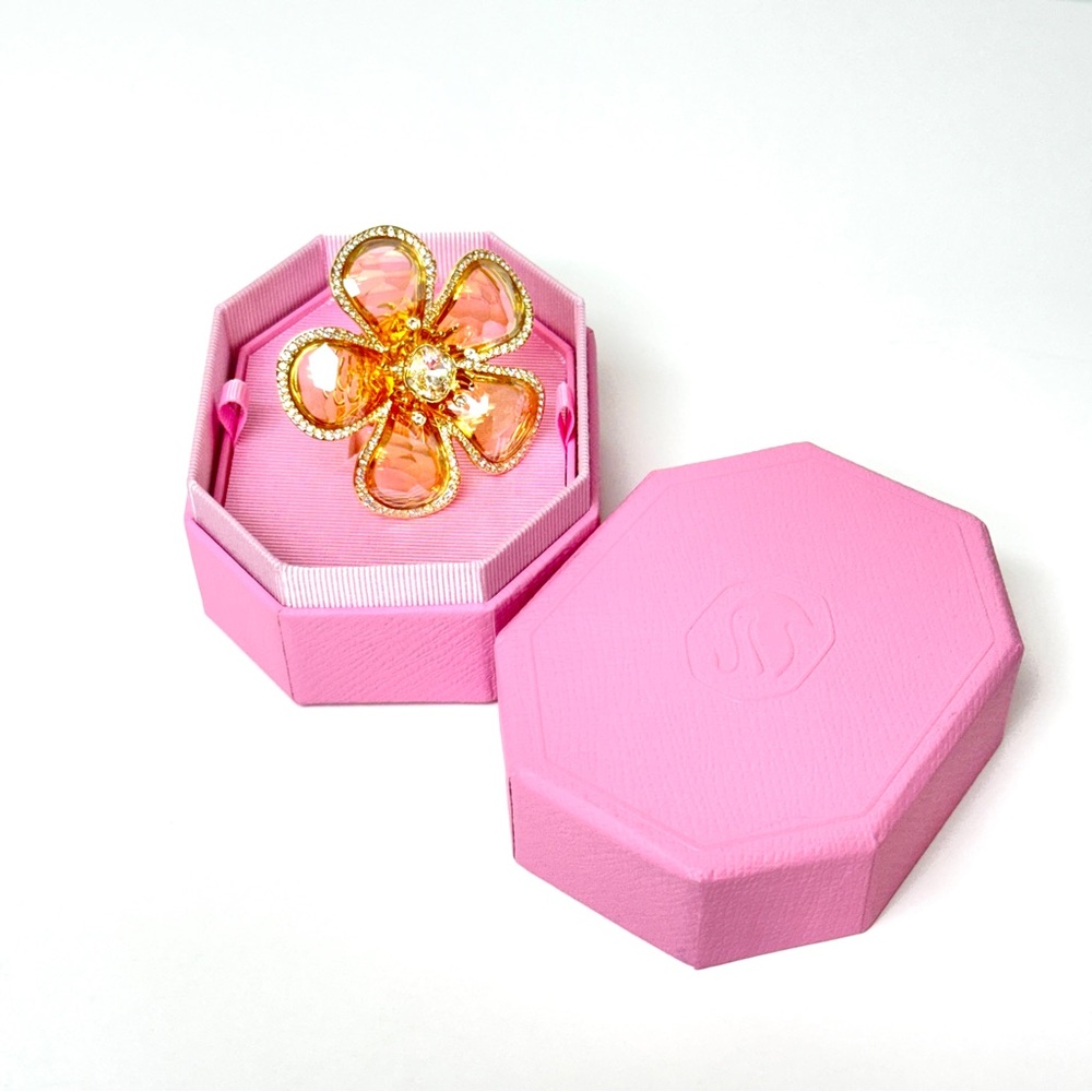 Swarovski Flower Cocktail Ring